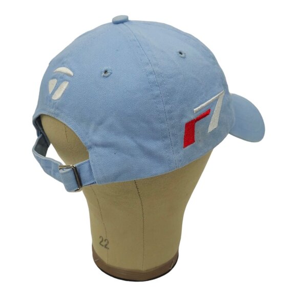 TaylorMade R7 Golf Cap Adjustable Tuck Strap Embroidered Trucker Baseball Hat - Picture 13 of 14